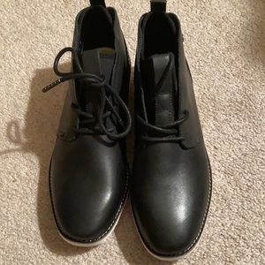 Black Hush Puppy ankle  boots